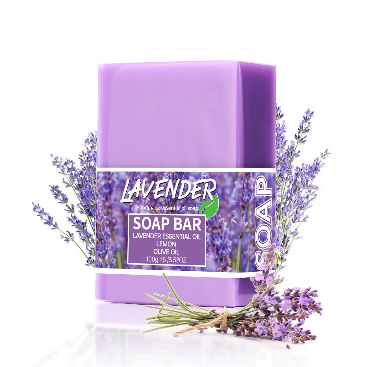 Essential Oil Soap - 100g olejek lawendowy ręcznie robione mydło