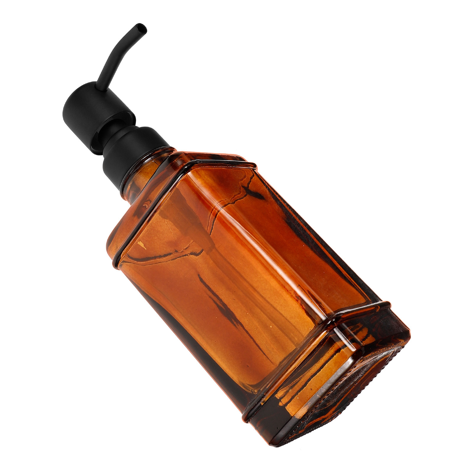 Essential Oil Soap - Szklana butelka z pompką do wielokrotnego