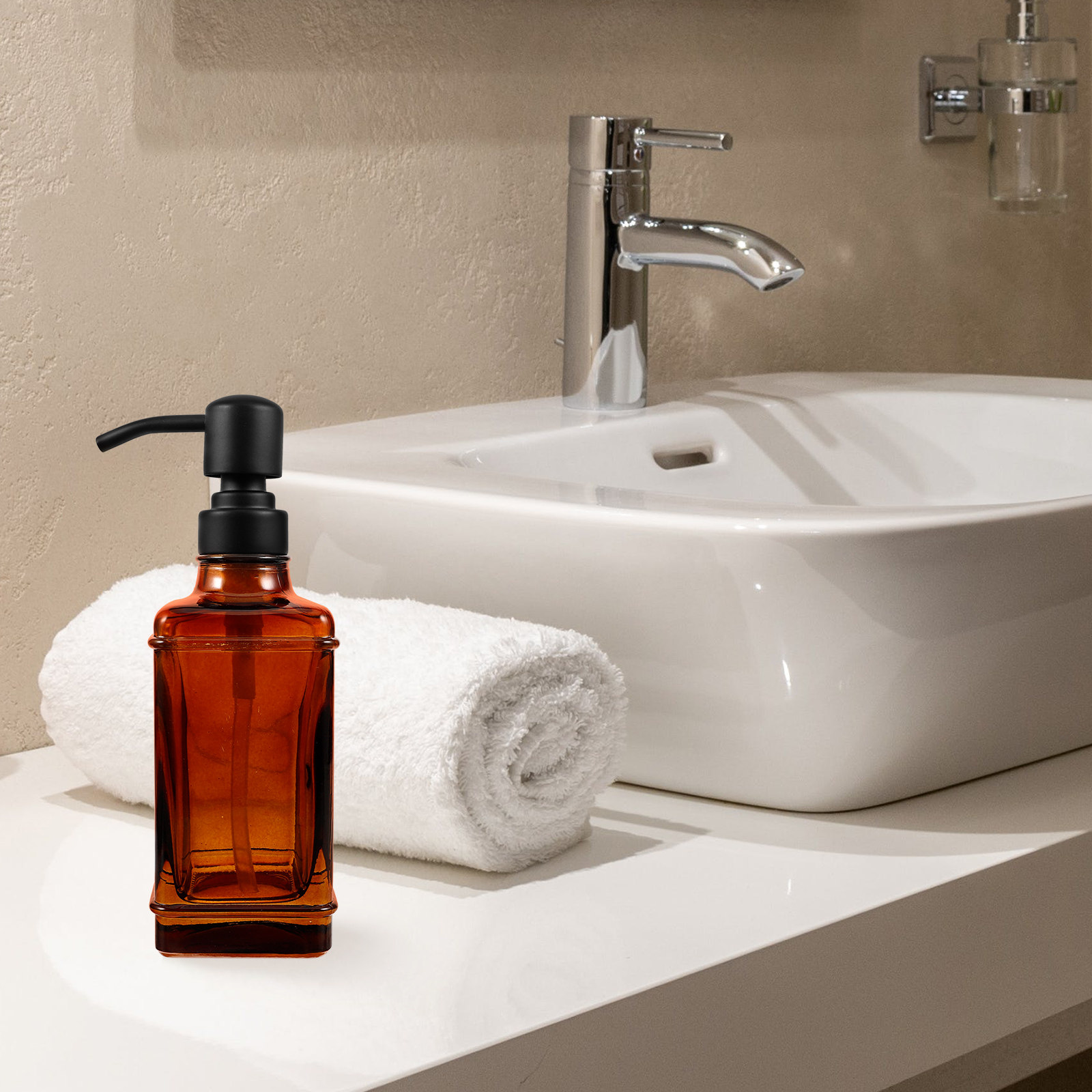 Szklana butelka z pompką do wi – Essential Oil Soap recenzja i cena