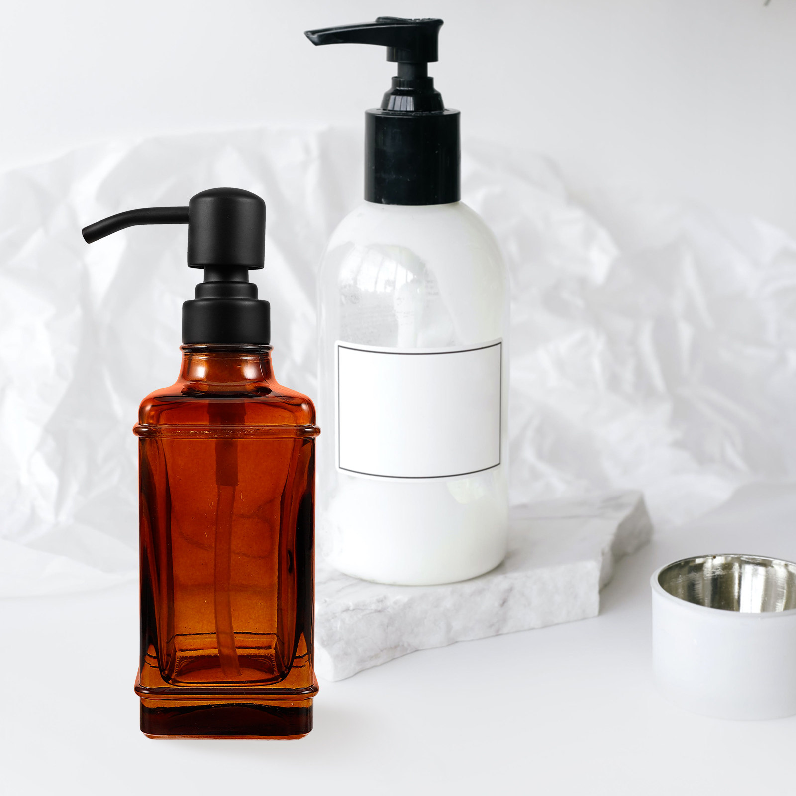 Szklana butelka z pompką do wi – Essential Oil Soap recenzja i cena