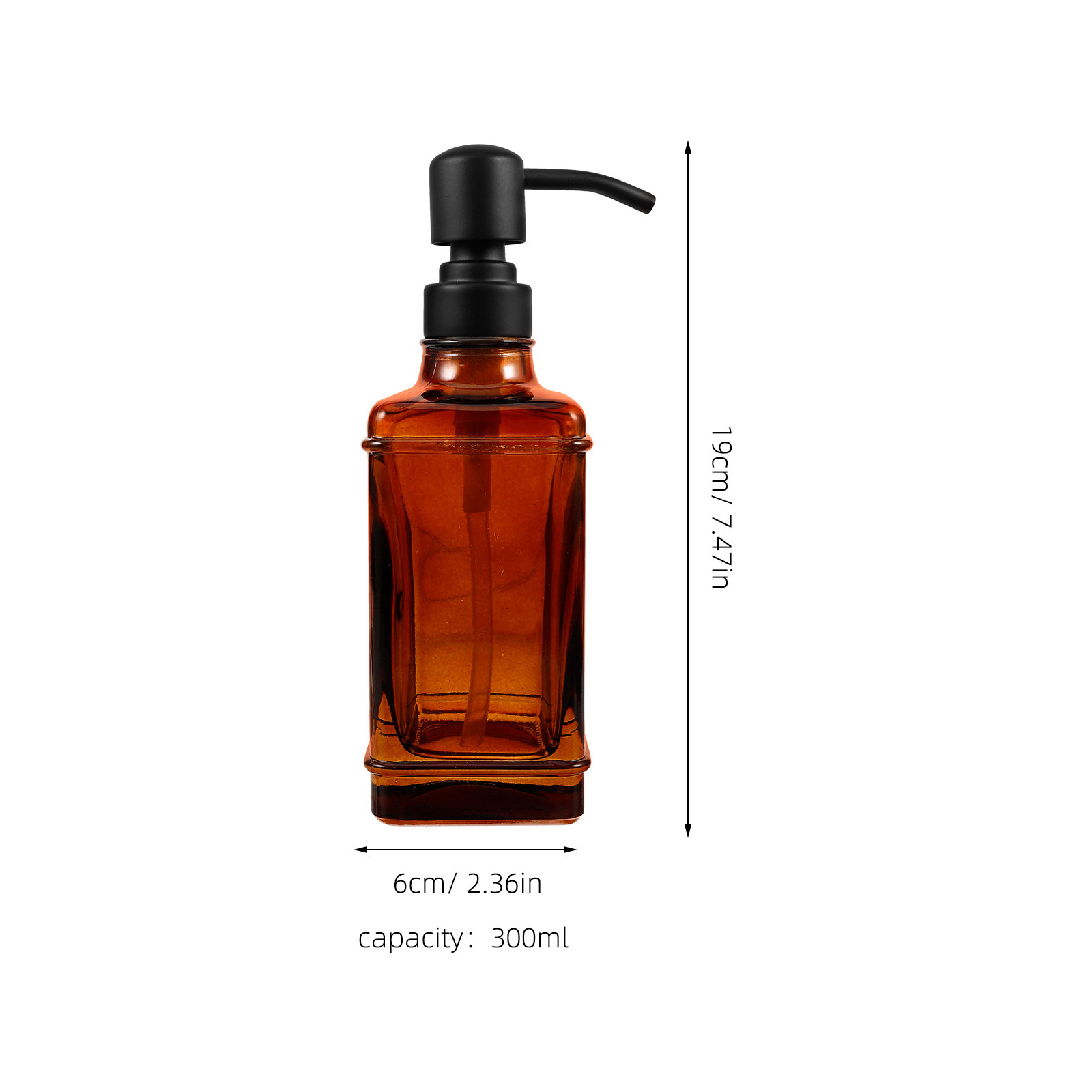 Szklana butelka z pompką do wi – Essential Oil Soap recenzja i cena