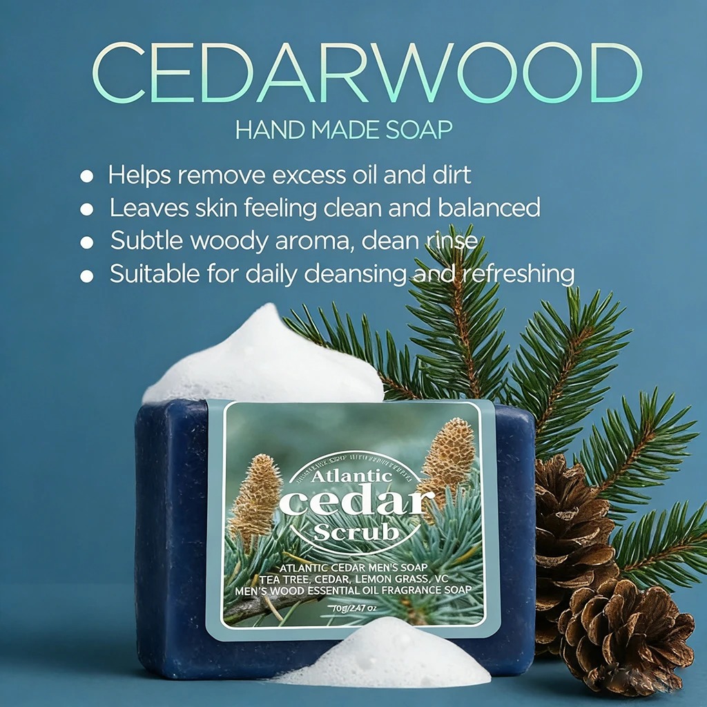 Męskie mydło z olejem cedrowym – Essential Oil Soap recenzja i cena